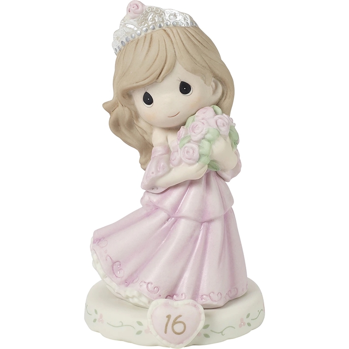 Precious Moments - Growing In Grace - Brunette Age 16 figurine