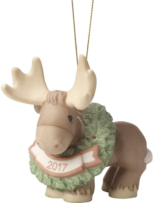 Precious Moments - Merry Christmoose Dated 2017 Ornament