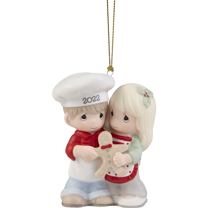 Precious Moments - Our First Christmas Together 2022 Dated Couple Ornament 221004