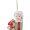 Precious Moments -  Baby's First Christmas 2022 Dated Boy Ornament 221006