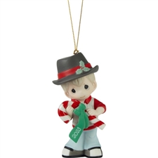 Precious Moments - Sweet Christmas Wishes 2023 Dated Boy Ornament 231010