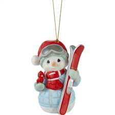 Precious Moments -â€™Tis The Ski-son To Be Jolly Annual Snowman Ornament 231016