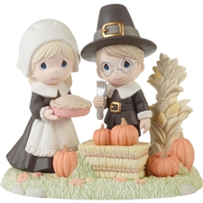 Precious Moments - Gather Together With Grateful Hearts Limited Edition Figurine 231022