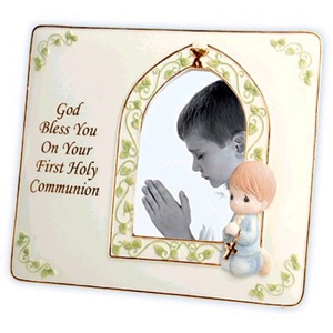 Precious Moments  - Boy Communion Picture Frame