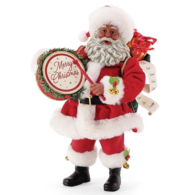 Possible Dreams Santa | Drumroll, Please African American 6009653 | DBC Collectibles