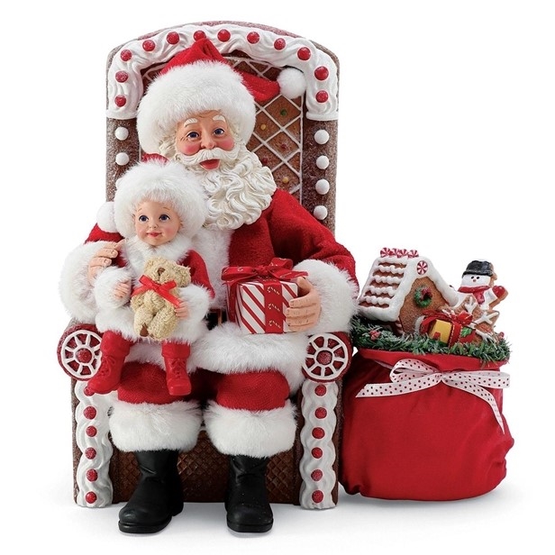 Possible Dreams Santa | Gingerbread Chair  6010183| DBC Collectibles