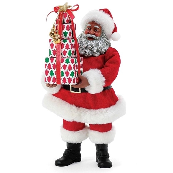 Possible Dreams Santa | Tower of Gifts - African American 6011830 | DBC Collectibles