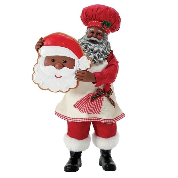 Possible Dreams Santa | A-Dough-Rable African American Santa 6012184 | DBC Collectibles