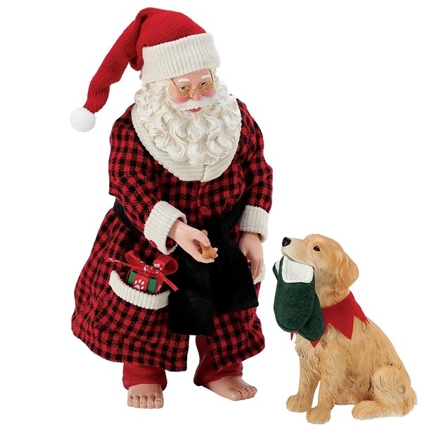 Possible Dreams Santa | Santa's Slippers 6012217 | DBC Collectibles