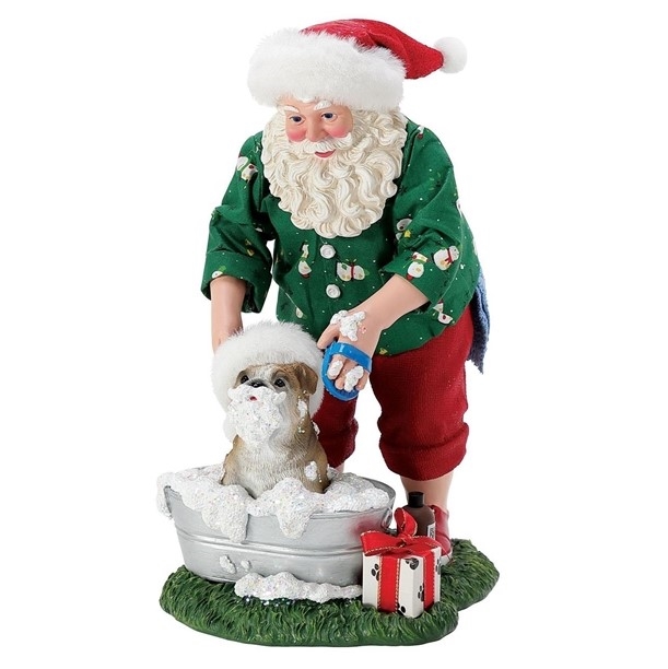 Possible Dreams Santa | Bulldog Bubble Bath 6012219 | DBC Collectibles