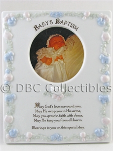 Baptism Ceramic Photo Frame