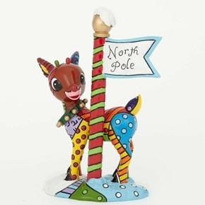 Disney Romero Britto - Rudolph North Pole