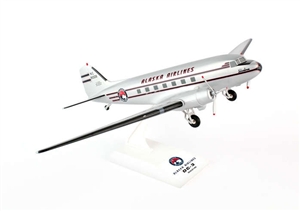 SkyMarks Airplane Model - Alaska Airlines DC-3 1/80