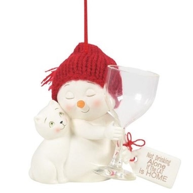 Snowpinions | Snowpinions | Fine As Wine ornament  | 6008162 | DBC Collectibles  | 6008162 | DBC Collectibles