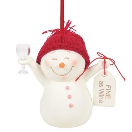 Snowpinions | Fine As Wine ornament  | 6008162 | DBC Collectibles