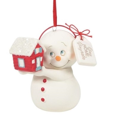 Snowpinions | Stay Home Stay Safe ornament  | 6009604 | DBC Collectibles