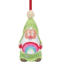 Snowpinions | Believe SnowGnome ornament | 6009608 | DBC Collectibles