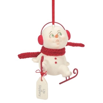 Snowpinions | Life Is Slippery Christmas Ornament 6009981 | DBC Collectibles