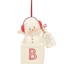 Snowpinions | Baby's First Christmas Ornament 6009997 | DBC Collectibles