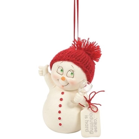 Snowpinions | Cause Adulting Is Hard Christmas Ornament 6010000 | DBC Collectibles