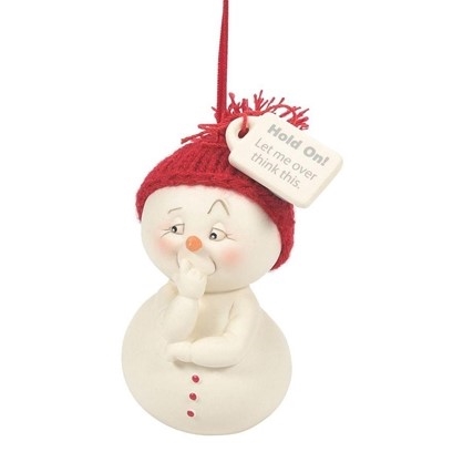 Snowpinions | Let Me Overthink This Christmas Ornament 6010002 | DBC Collectibles