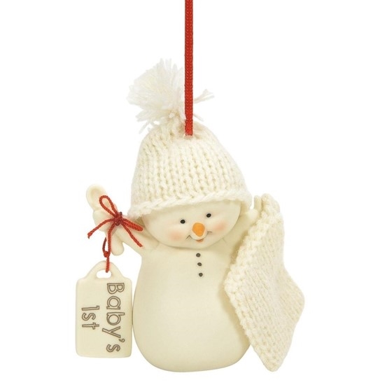 Snowpinions | Baby's First  Ornament 6012516 | DBC Collectibles