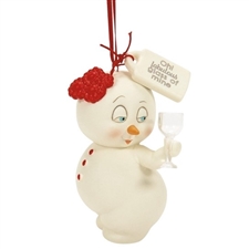 Snowpinions | Oh Fabulous Glass of Mine  Ornament 6012532 | DBC Collectibles