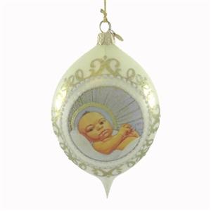 Baby Jesus Dated Ornament