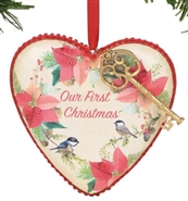 Take Heart - Our First Christmas - Ornament