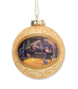 Nativity Glass Ball Ornament