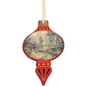 Thomas Kinkade - Night Before Christmas Ornament