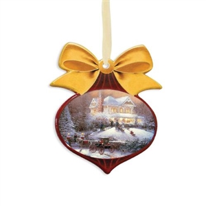 Thomas Kinkade - Victorian Christmas Ornament