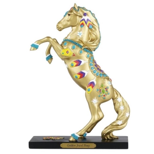 Trail of Painted Ponies - Golden Jewel Pony Figurine