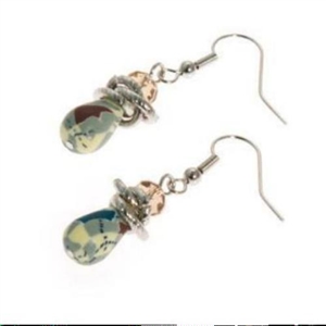 Earrings Pear Drop Argyle