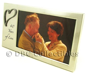 40 Years Of Love Photo Frame
