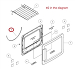 Fisher Paykel Dryer Door Gasket WW02L00145