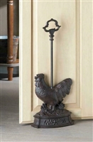 ROOSTER DOOR STOPPER WITH HANDLE