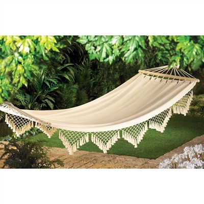 Comfy Cape Cod Canvas Hammock