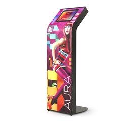 The Armodilo AURA tablet and iPad kiosk stand is one of the most attractive customizable tablet display systems. AURA will give you maximum exposure and flexibility for your tablet display goals from info kiosks, to check-in & registration.