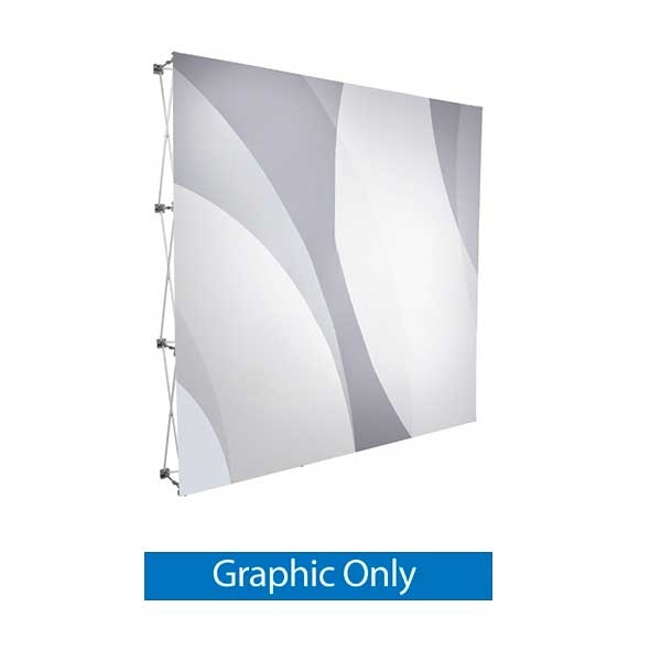10ft x 8ft Salto Straight Popup Kit | Graphic Only w/o Endcaps