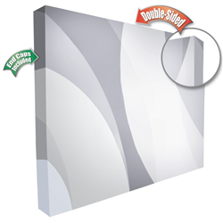 8ft x 8ft Salto Straight Popup Double-Sided Kit w/ Endcaps| Backlit Trade Show Booth