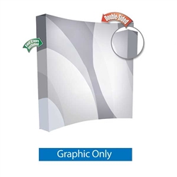 8ft x 8ft Salto Straight Popup Kit | Double-Sided Graphic Only w/ Endcaps