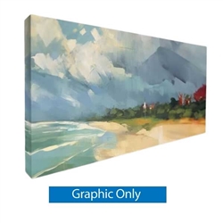 15ft x 8ft Salto Straight Popup Kit | Graphic Only w/ Endcaps