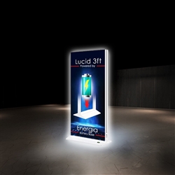 3ft x 8ft LUCID Energia Backlit Single-Sided Lightbox