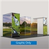 20ft x 10ft Ultralite Campione Exhibit | Single-Sided Graphic Only