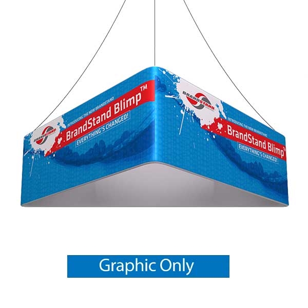 8ft x 24in Blimp Trio Hanging Banners Single-Sided Print (Graphic Only) | Trade Show Hanging Sign - Hanging Banner Exhibit Display