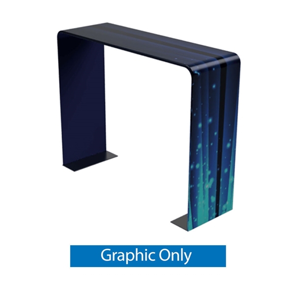 10ft x 10ft x 4ft Square Double-Sided Arch Display (Graphic Only) give you the ability to turn your show space into a captivating exhibit! Easily create and define a stunning entryway, focal point or stage set at your next tradeshow or event