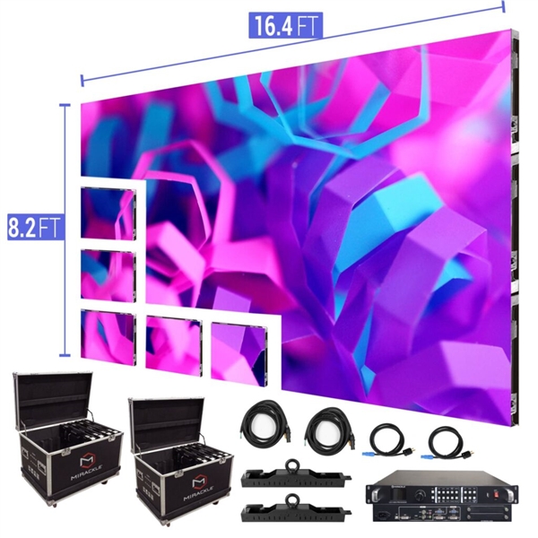 16ft x 8ft LED P2.97mm Indoor Wall