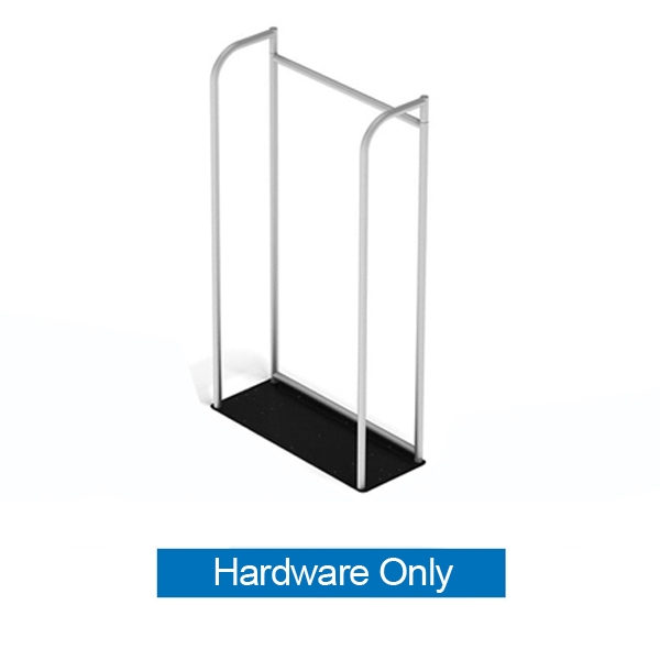 3ft x 5ft Waveline Merchandiser | Hardware Only Tension Fabric Display