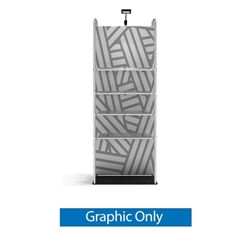 3ft x 8ft Waveline Merchandiser | Single-Sided Print Only
